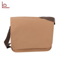 Recycling-Material Brown Waschbar Kraftpapier Tasche mit Schultergurt